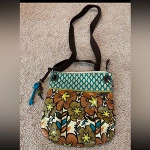 Like New Patterned Fossil Crossbody